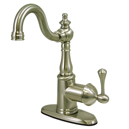 Fauceture Single-Handle, 4" Centerset Bathroom Faucet, Brushed Nickel FS7648BL
